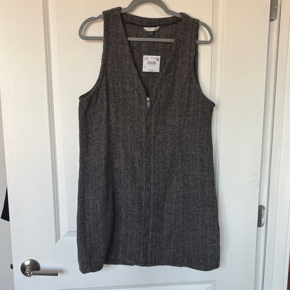 American Eagle Outfitters Charcoal Mini Dress